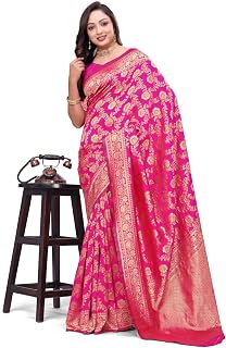 Fashion Almari LATTEST Women's Pure Soft Silk Saree With Unstitched Blouse Piece For Wedding Price In India