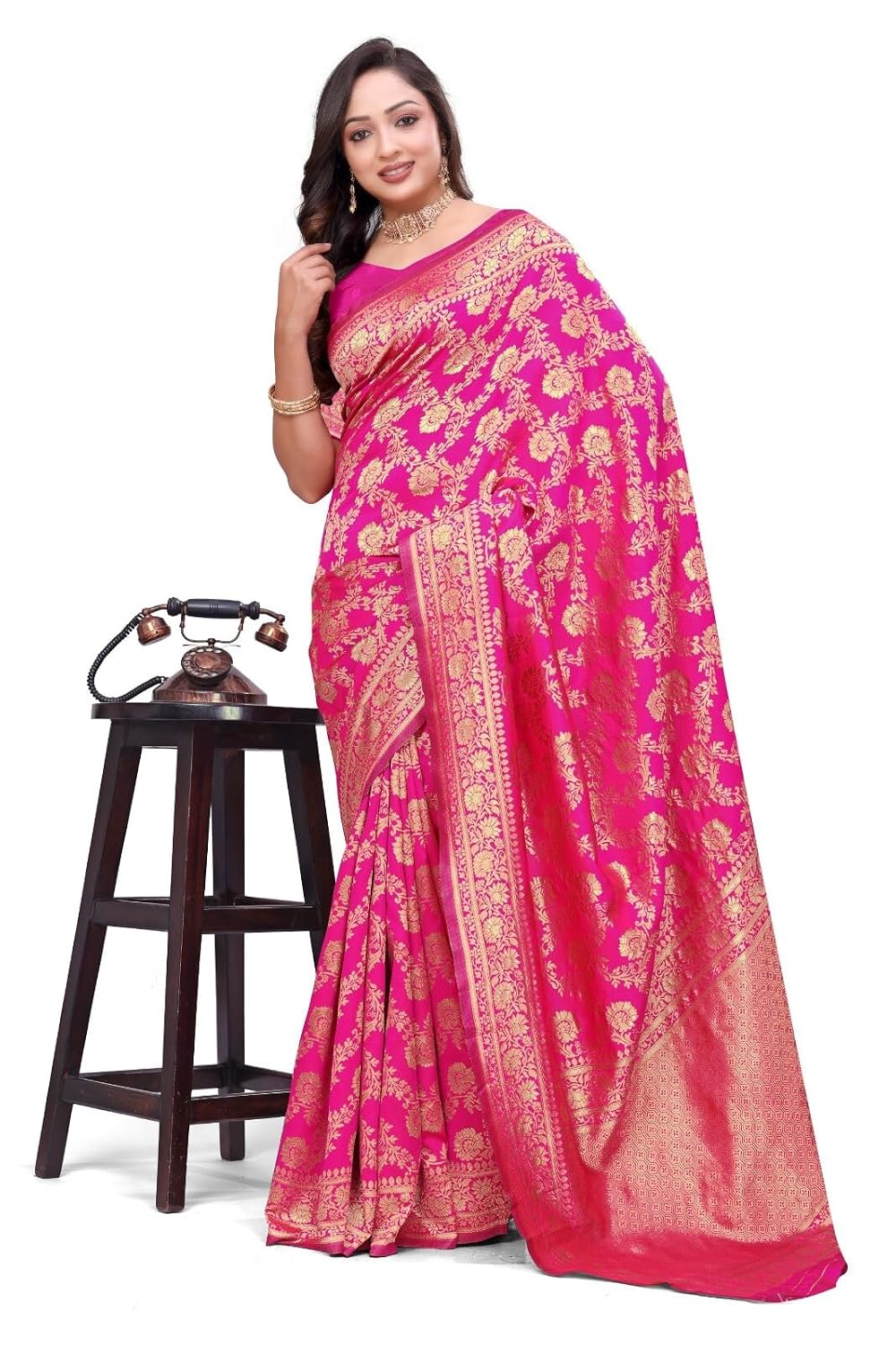Fashion Almari LATTEST Women's Pure Soft Silk Saree With Unstitched Blouse Piece For Wedding - Review, Price and Buying Guide