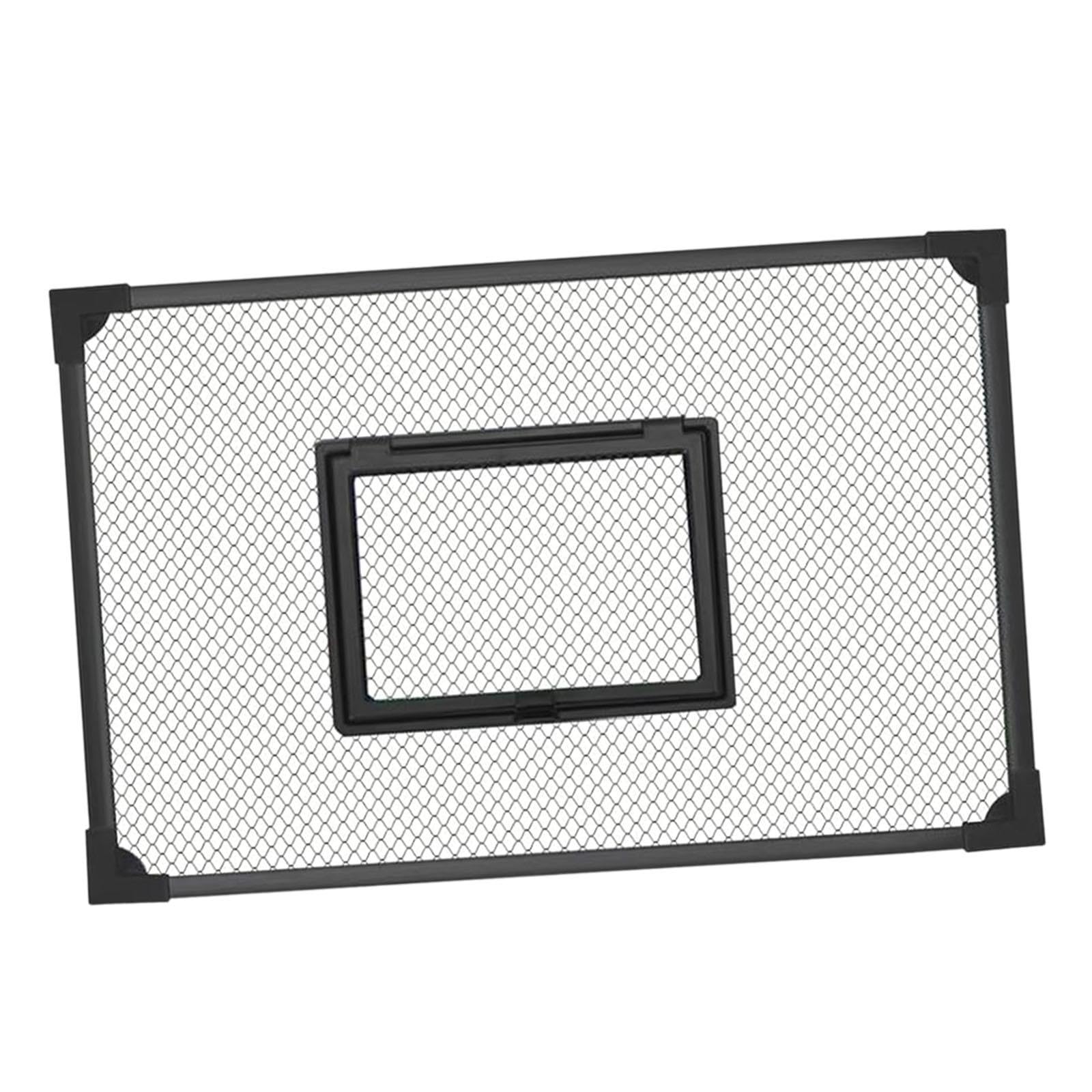 Aquarium Lid Mesh Net Cover - DIY Self Assembly Anti Jumping Fish Tank Top Protective Screen for Rectangular Aquariums Easy to Set up Accessories- 50x30cm