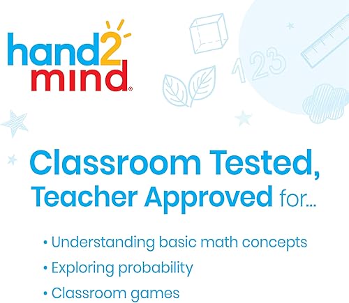 Miniatura 2 de hand2mind Dados de puntos rojos, verdes y blancos (juego de 144)