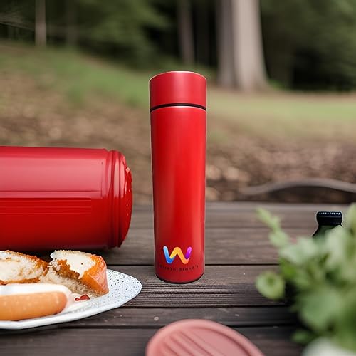 Miniatura 7 de Botella de café, frasco de vacío de café, botella infusor de té, botella de agua deportiva inteligente con pantalla LED de temperatura, botella de