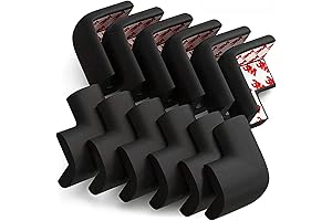 Soft and Reliable Corner Protectors: 12-Pack for Maximum Baby Safety