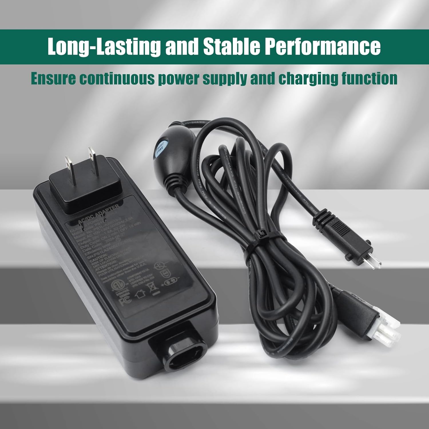 YUXIVCNE PS1L-A29018-2 Class 2 Power Supply AC/DC Adapter Replacement for Richmat for Leggett & Platt 50 Series Adjustable Bed Charging, 2-Pin 29V 1.8A Cord Charger