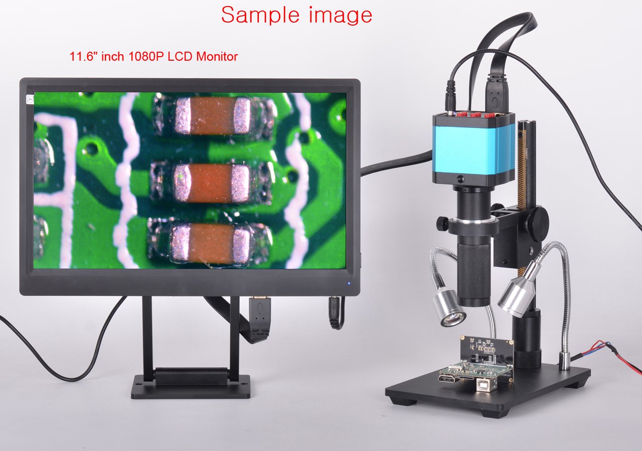 14 MP TV HDMI USB industria Digital microscopio C-Mount cámara TF Vídeo Recoder DVR