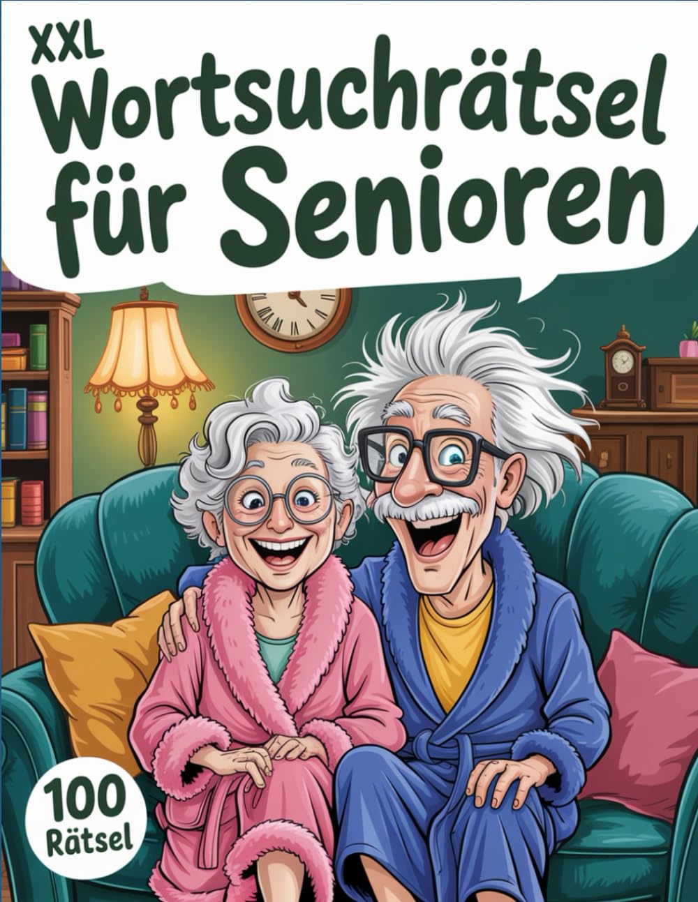 XXL Wortsuchrätsel für Senioren: Extra große Buchstaben im Großdruck – Entspanntes Gedächtnistraining für ältere Menschen
