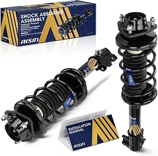 SAKN-01446 Rear Struts Shock Absorbers with Coil Spring Assembly - Compatible with Nissan Altima 2000-2001 - Set of 2