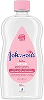Johnson's Baby Oil, Mineral Oil Moisturizer and Baby Massage Oil, 591 ml