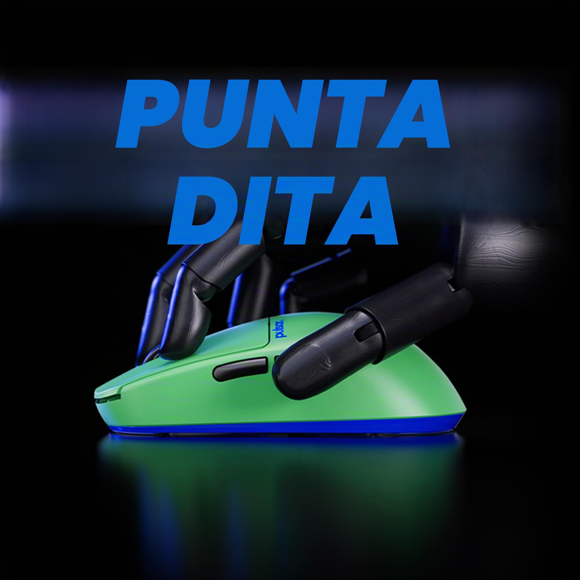 Pulsar Gaming Gears X2 Crazylight Mouse da gioco wireless, ultra leggero, 35 g, interruttore ottico, 32000 DPI, 750 IPS, sensore XS-1, compatibile 8k (Aqua Zest)