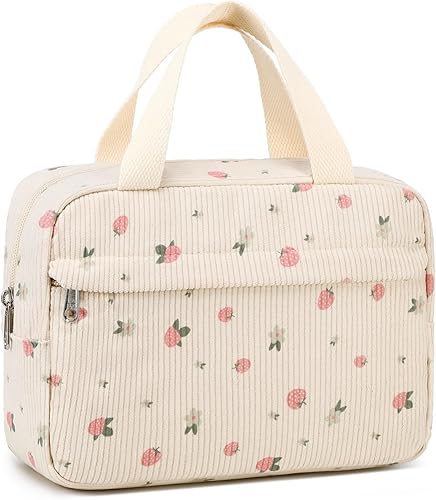 Miniatura 5 de Bolsa de maquillaje para mujer, bolsa de cosméticos grande, organizador de maquillaje, bolsas de aseo de viaje, bolsa impermeable con cremallera