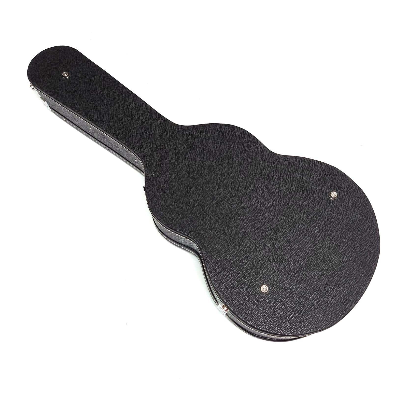 Custodia per chitarra elettrica premium per Gibson Les Paul, custodia rigida con interno in peluche, impermeabile, scomparto portaoggetti (D-nero), D-nero, D-nero