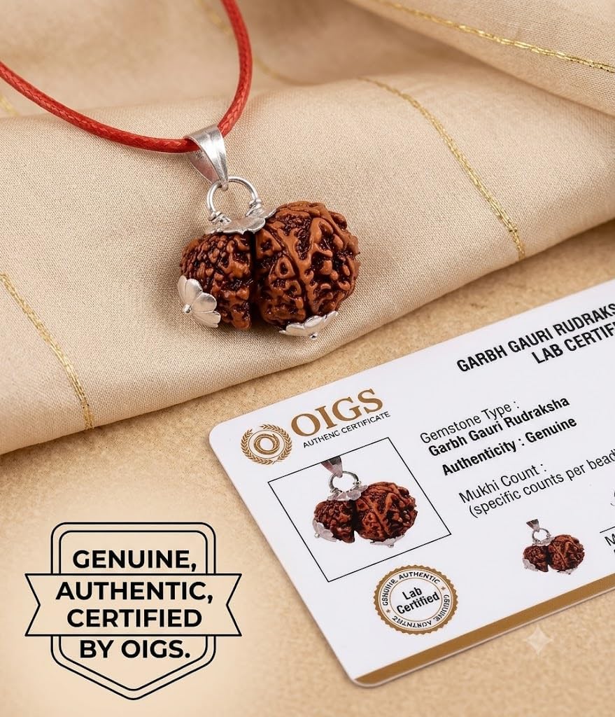 Garbh Gauri Rudraksha: Fertility & Pregnancy Protection -3 Garbh Gauri Rudraksha: Fertility & Pregnancy Protection -3
