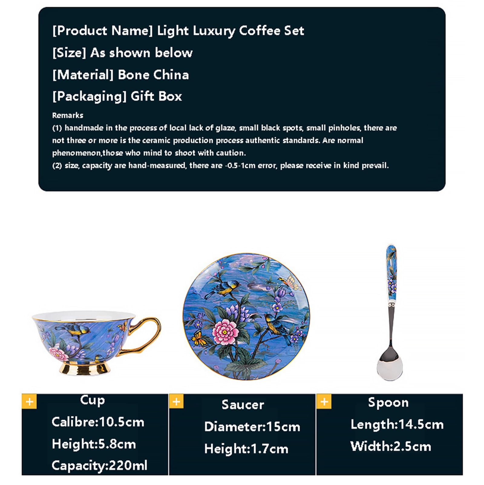 Zestaw filiżanek i spodków z porcelany kostnej w stylu euro, filiżanka do kawy z porcelany kostnej z łyżeczką i spodkiem, ceramiczna filiżanka do kawy dla kobiet herbata przyjęcie lub prezent