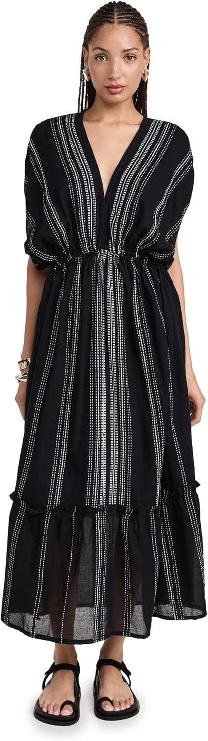 lemlem Women's Leliti Plunge Neck Dress