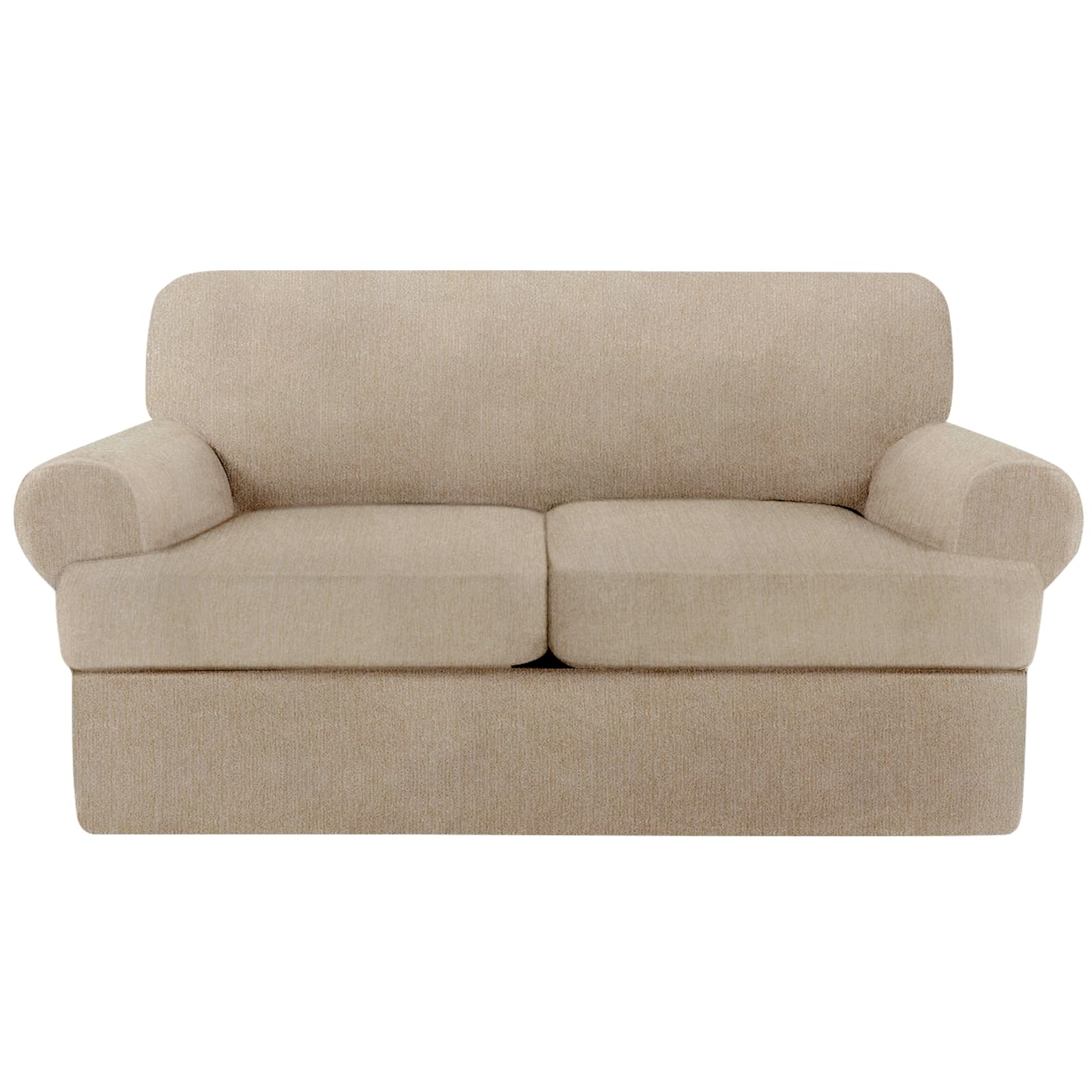 Photo 1 of Jcones 2-Piece T Cushion Loveseat Slipcover - Island Fossi