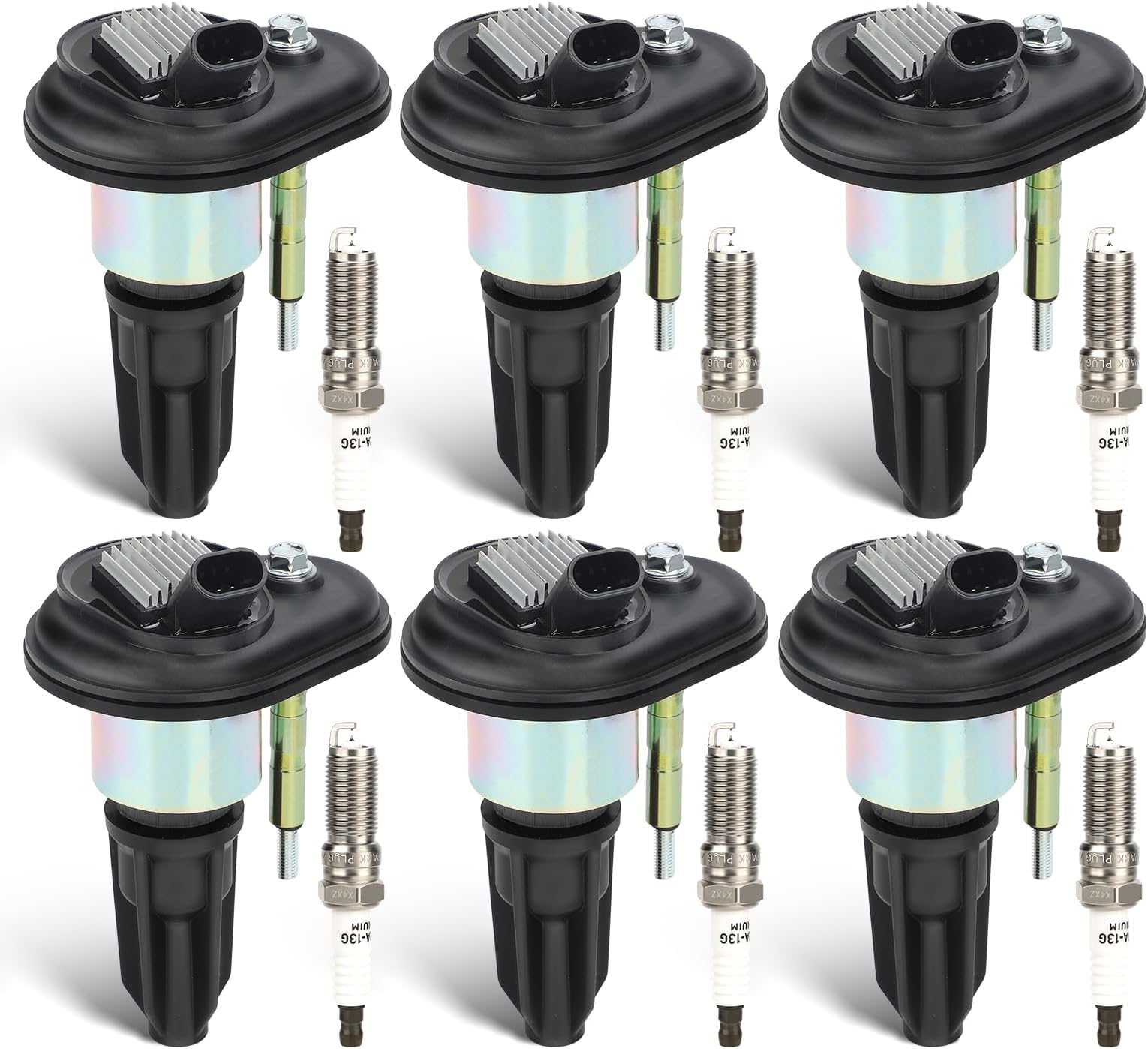 UF303 Ignition Coil & 5019 Double Iridium Spark Plug