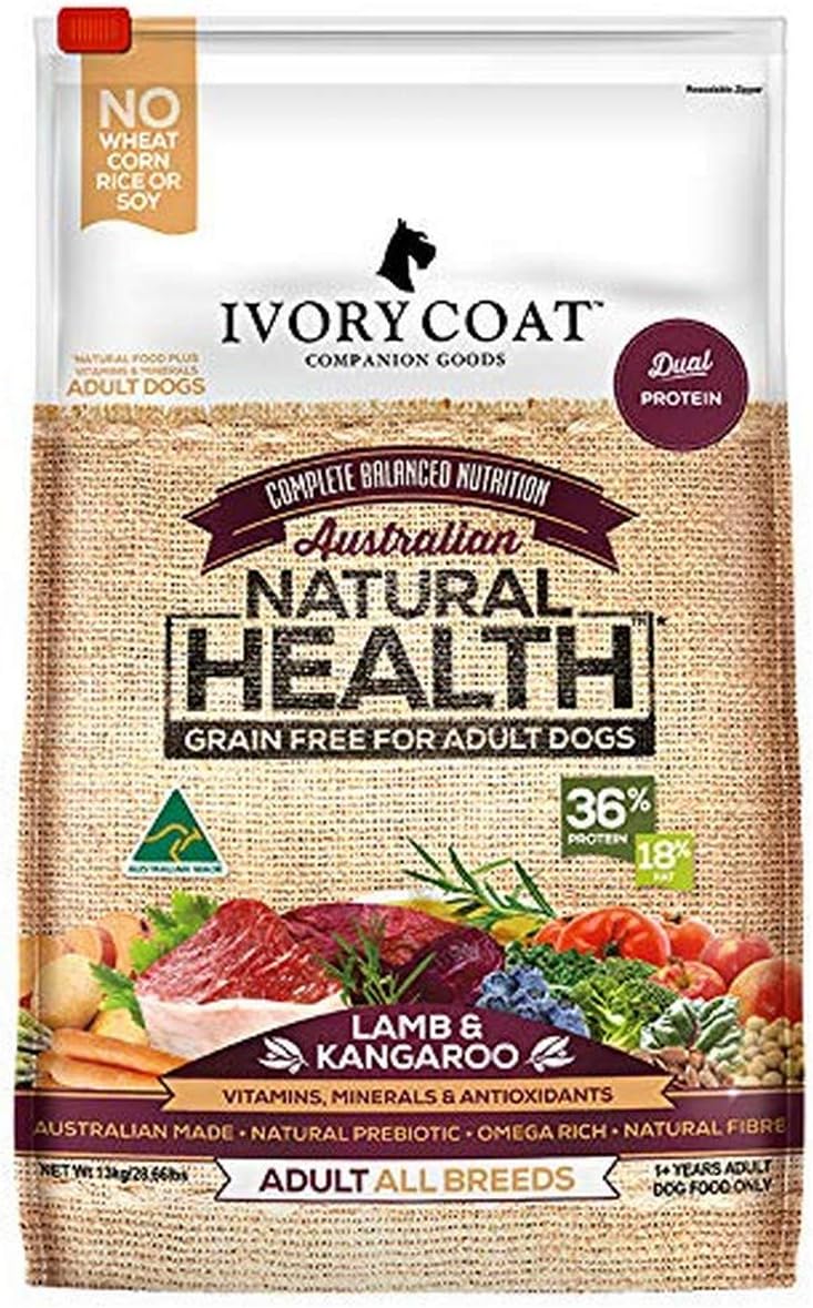 Ivory Coat 17024 Adult and Senior Lamb & Kangaroo Grain Free Dog Food