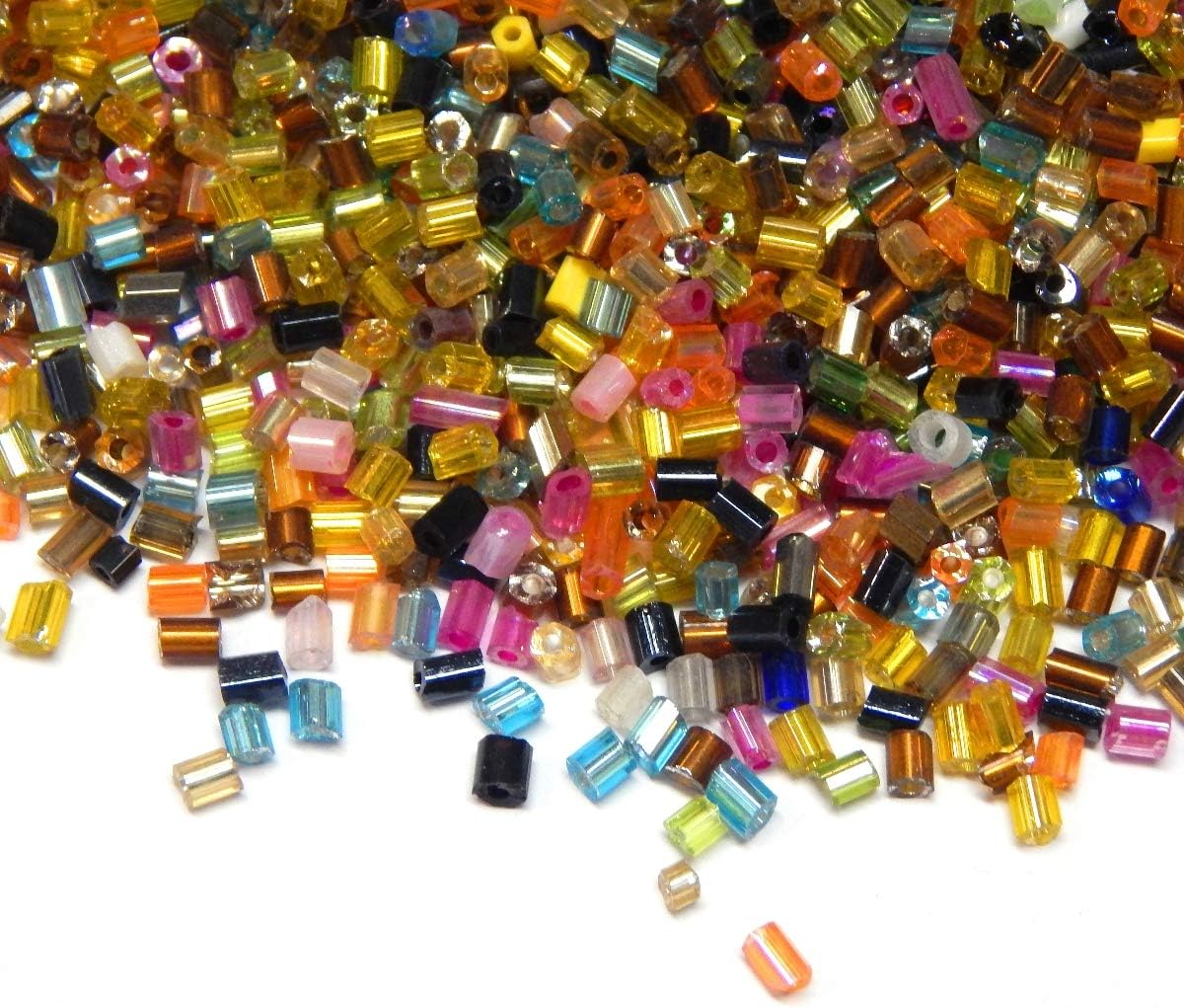 Magibeads 6/0 Orangefarbene Glas-Rocailles – 100 G (ca. 1500 Stück), 4 Mm, Für Schmuck, Armbänder & Basteln