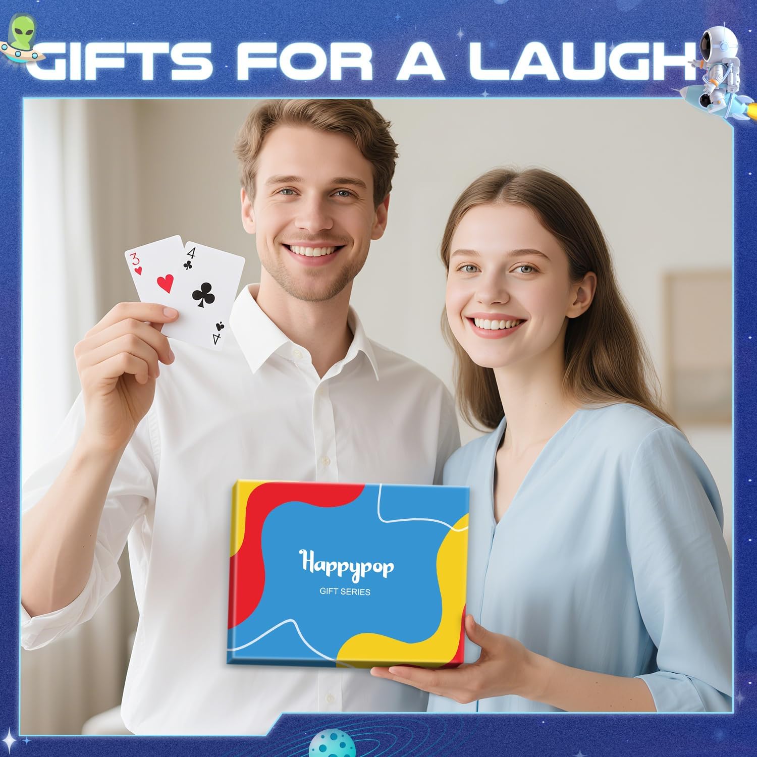 HAPPYPOP Women Men Sports Gifts - Basketball Runner Hiker Softball Skateboarder Socks - Image 2