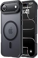 Vista 144 de Funda Magnética para iPhone Air Compatible con MagSafe Resistente a Caídas de 16 Pies Cubierta Trasera con Sensación de Piel Mate a Prueba de Golpes