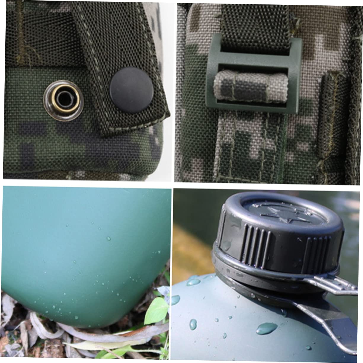 1 Set Mimetico Mensa Di Sopravvivenza Bottiglia Di Acqua Da Trekking Mensa Da Campeggio Bottiglia Di Acqua Da Trekking Bottiglia Di Acqua Di Sopravvivenza Mensa Militari Mensa