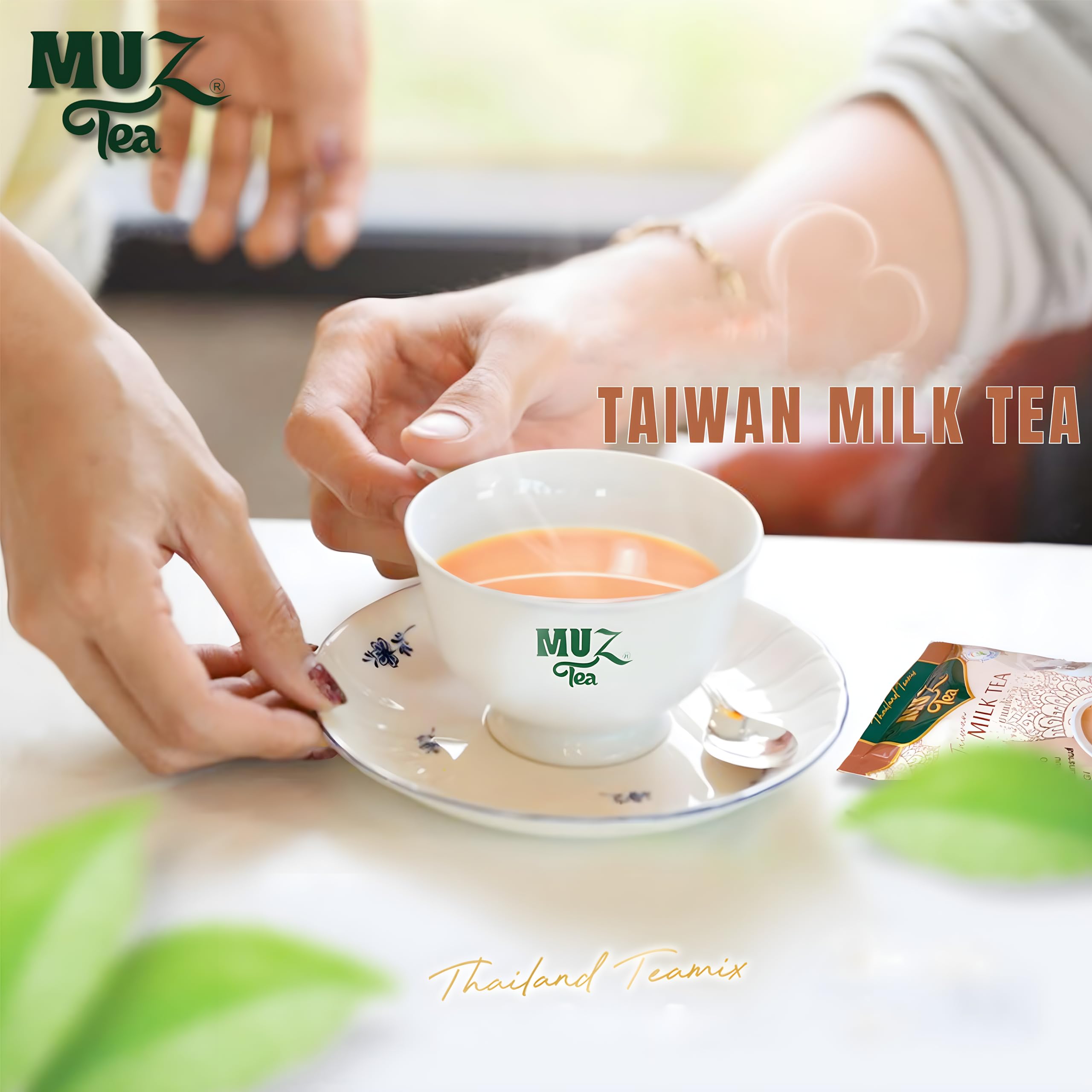 Amazon.com : MuzTea Instant Taiwan Milk Tea Powder Mix 3 in 1 With