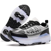 Roller Skate Shoes for Women Girls Sneakers with Detachable Wheels Sport Shoe Suitable for Halloween Christmas Birthday Party Gifts