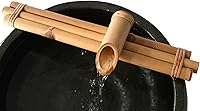 Vista 2 de Bamboo Accents Kit de fuente Zen de 18 pulgadas, tres brazos, bambú resistente a la división para bricolaje interior/exterior - para contenedores