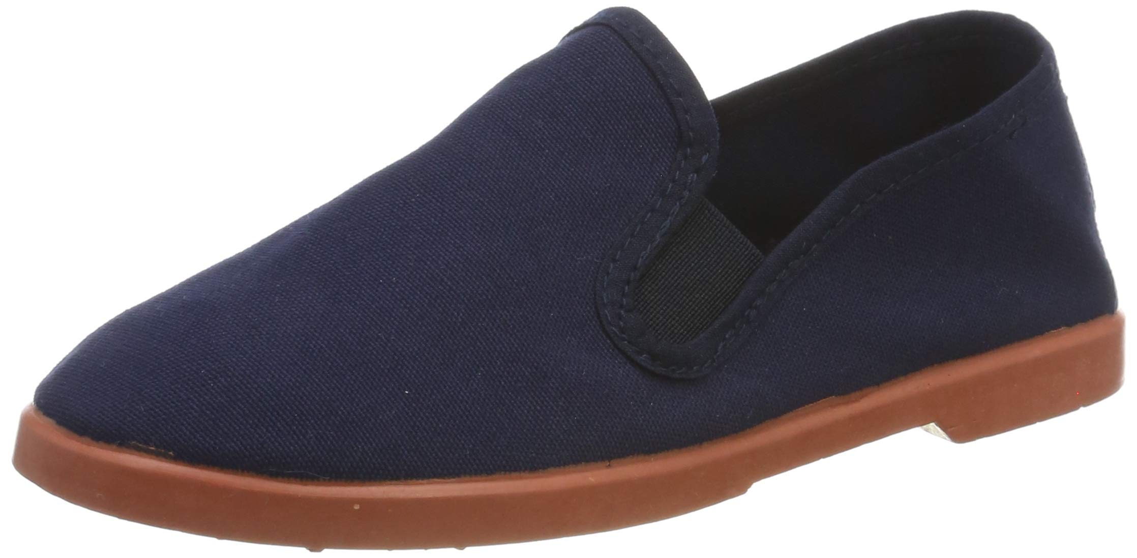 victoria Alpargatas Unisex Gong Fu Lona & Elásticos Laterales & Suela Caramelo 108019 para Niños Marino 26