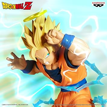 Banpresto Goku Super Saiyan 2 (Vs Majin Vegeta) Dragon Ball Z Match Makers 15 cm BP29754P Multicolour Collectible Figure Ideal for Anime Fans