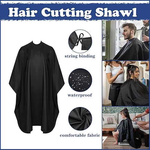 Miniatura 5 de Juego de tijeras de corte de cabello, 27 piezas de tijeras profesionales de peluquería afiladas de acero inoxidable con tijeras de corte de 6.5