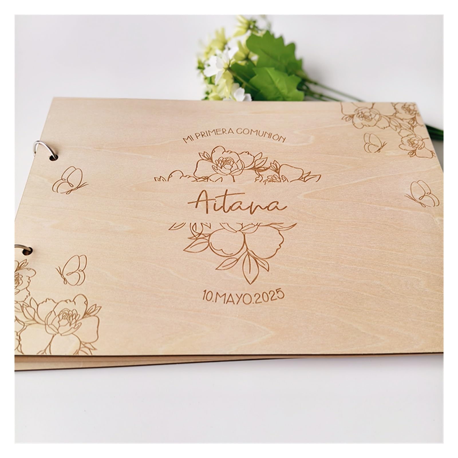 Libro Firmas Boda Libro de firmas Boda con Cubierta Madera