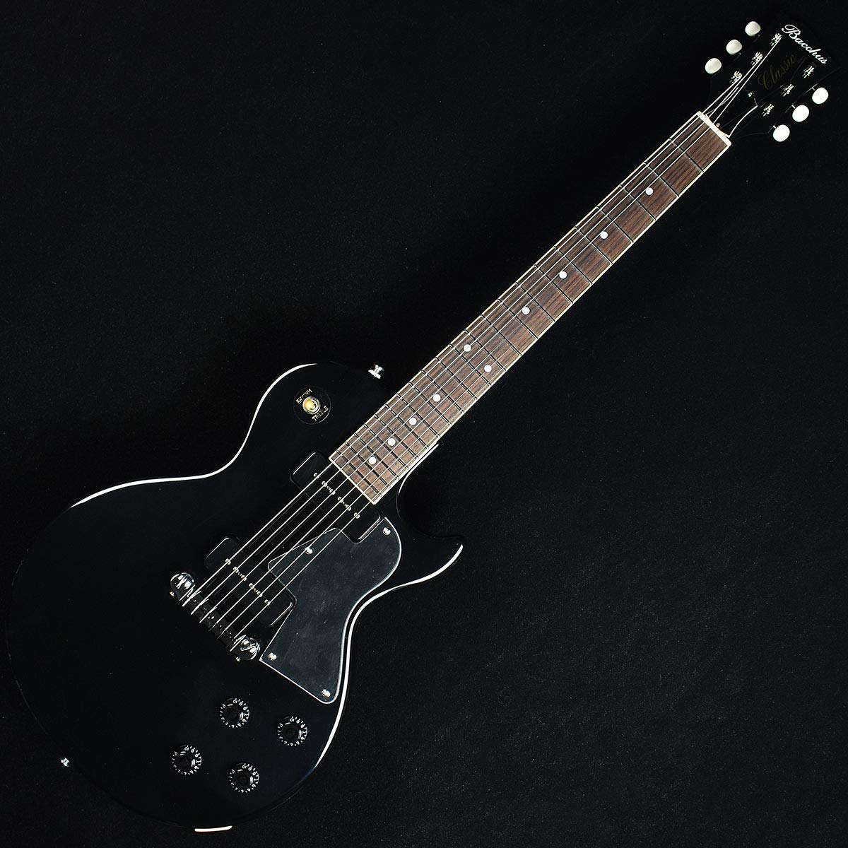 Amazon | Bacchus BLS-JR Black S/N：C31248 レスポールスペシャル 