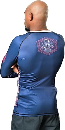 Ronin インペリアルコマンダー ラッシュガード メンズ 長袖 MMA スイム BJJ ラッシュガード
