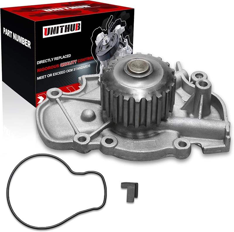 Bomba d’água do motor UNITHUB com junta para Acura CL, Honda Accord, Odyssey, Prelude e Isuzu Oasis – 1 unidade
