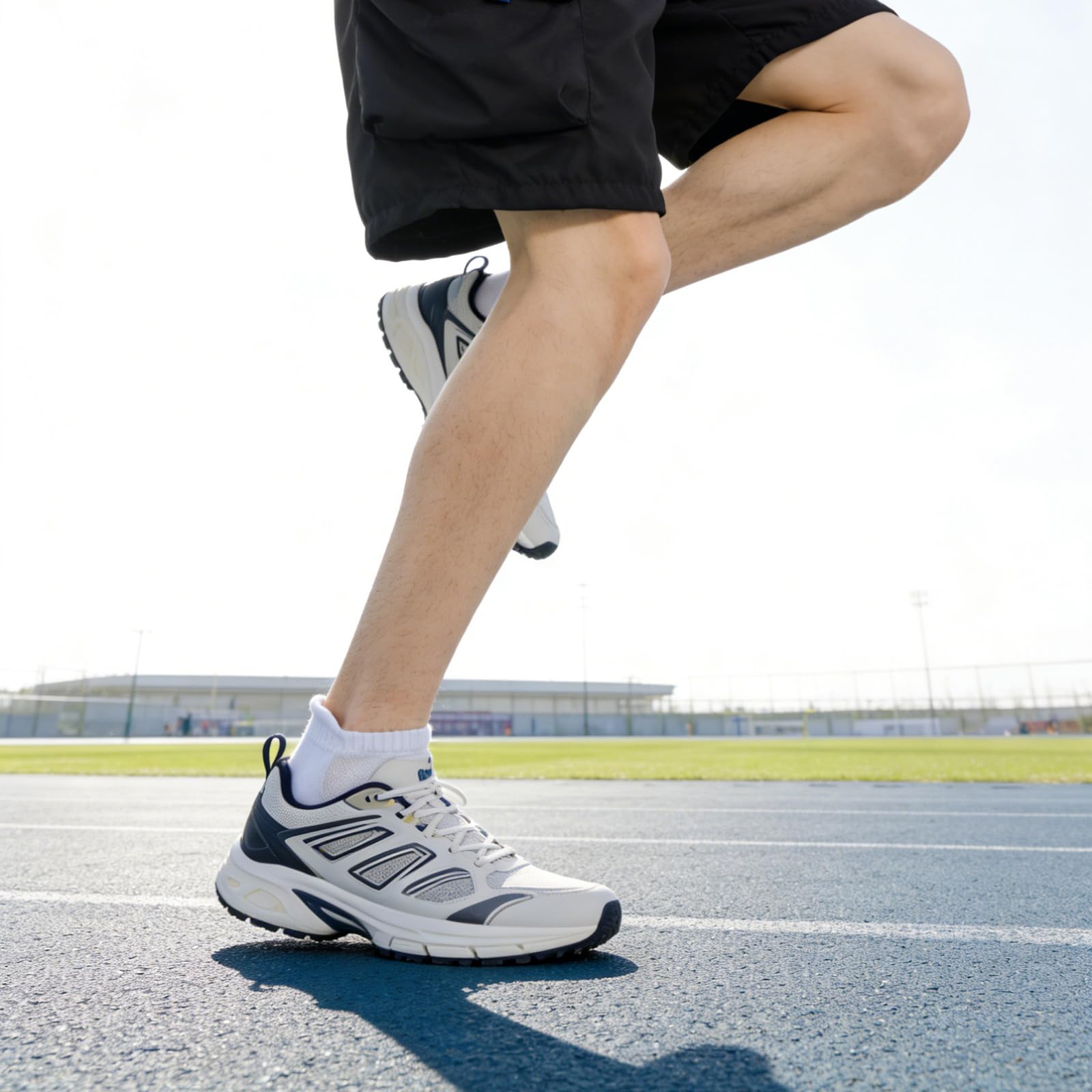 10 Pares Calcetines Tobilleros Hombre, Deporte Corto Algodón Transpirable para Verano, Running, Trabajo, Casa