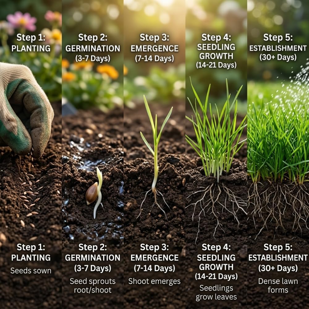20000 Zoysia Emerald Grass Seeds, Emerald Zoysia Grass for Garden, Zoysia Grass Seeds Perennial Tropical for Growing