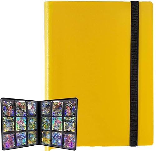 Carpeta de 9 bolsillos compatible con tarjetas de Pokémon, álbum de tarjetas de colección con mangas, tarjetas de intercambio de protección, 30