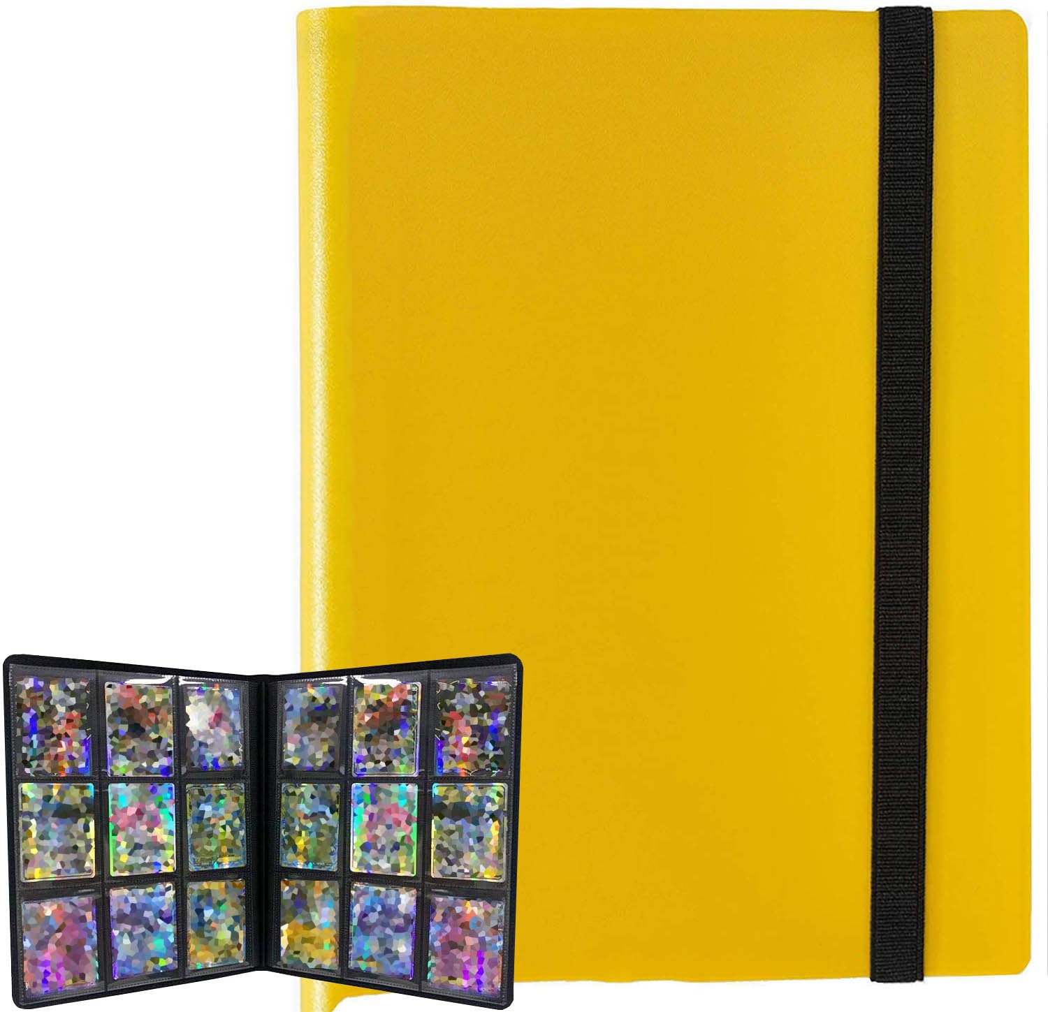 Amazon.com: 9 Pocket Trading Card Binder Holder, Collection Card Album with  Sleeves, Protection Trading Cards - 20 Pages
