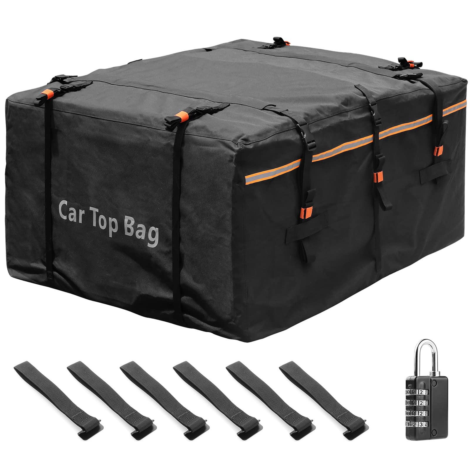 Buy Car Roof Bag & Rooftop Cargo Carrier 21 Cubic Feet Heavy Duty Bag