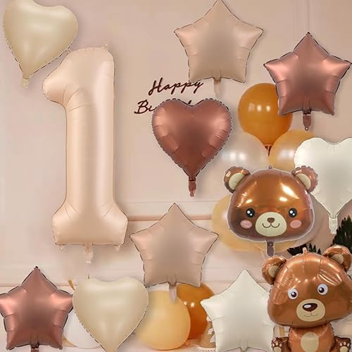 Miniatura 5 de 23 globos de oso, globos de oso de 40 pulgadas, globos de oso de peluche de 40 pulgadas, globos de cumpleaños, globos de aluminio de animales para