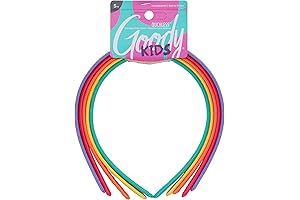 Goody Kids Ouchless Classic Headband for Girls, 5 Count