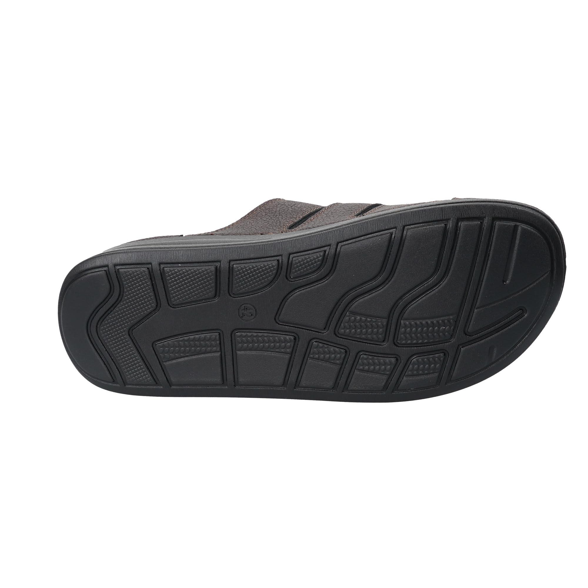 JOMIX Sandalias Hombre Zuecos Punta Cerrada con Tira Ajustable, Calzado de Verano Transpirable con Tacón Plano para Playa, Jardín y Diario
