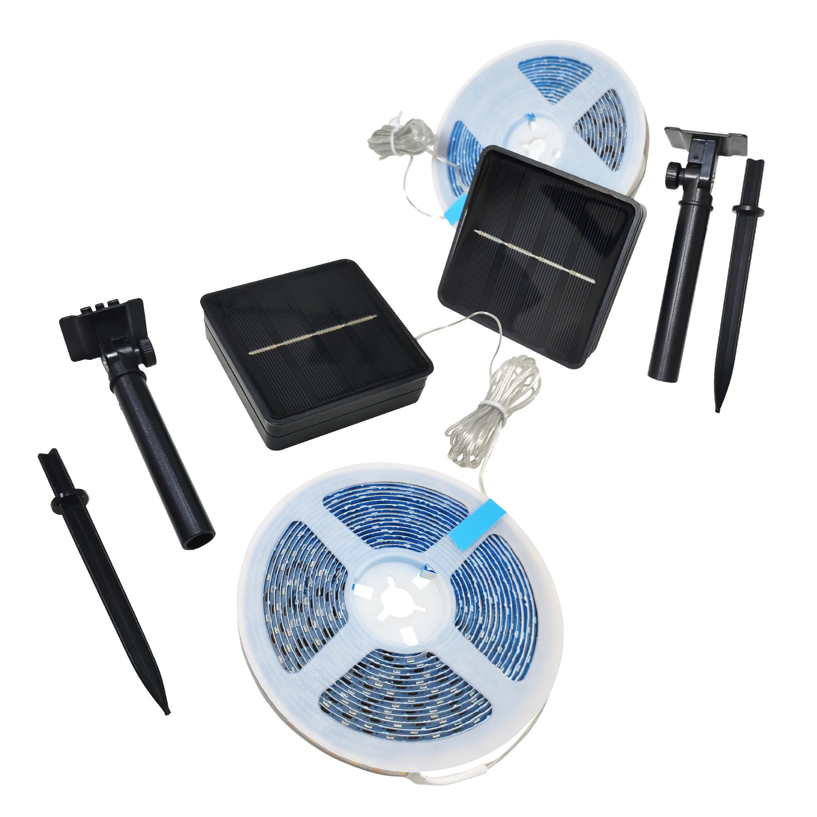 LED ATOMANT 2x Rotolo 5m Striscia Luce LED Solare RGB Esterno IP65