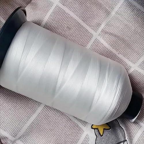 Miniatura 3 de Hilo de nailon de 5700 yardas, hilo de cuentas Nymo blanco tamaño D para costura, fabricación de pulseras y más cable encerado e hilo para tejido de