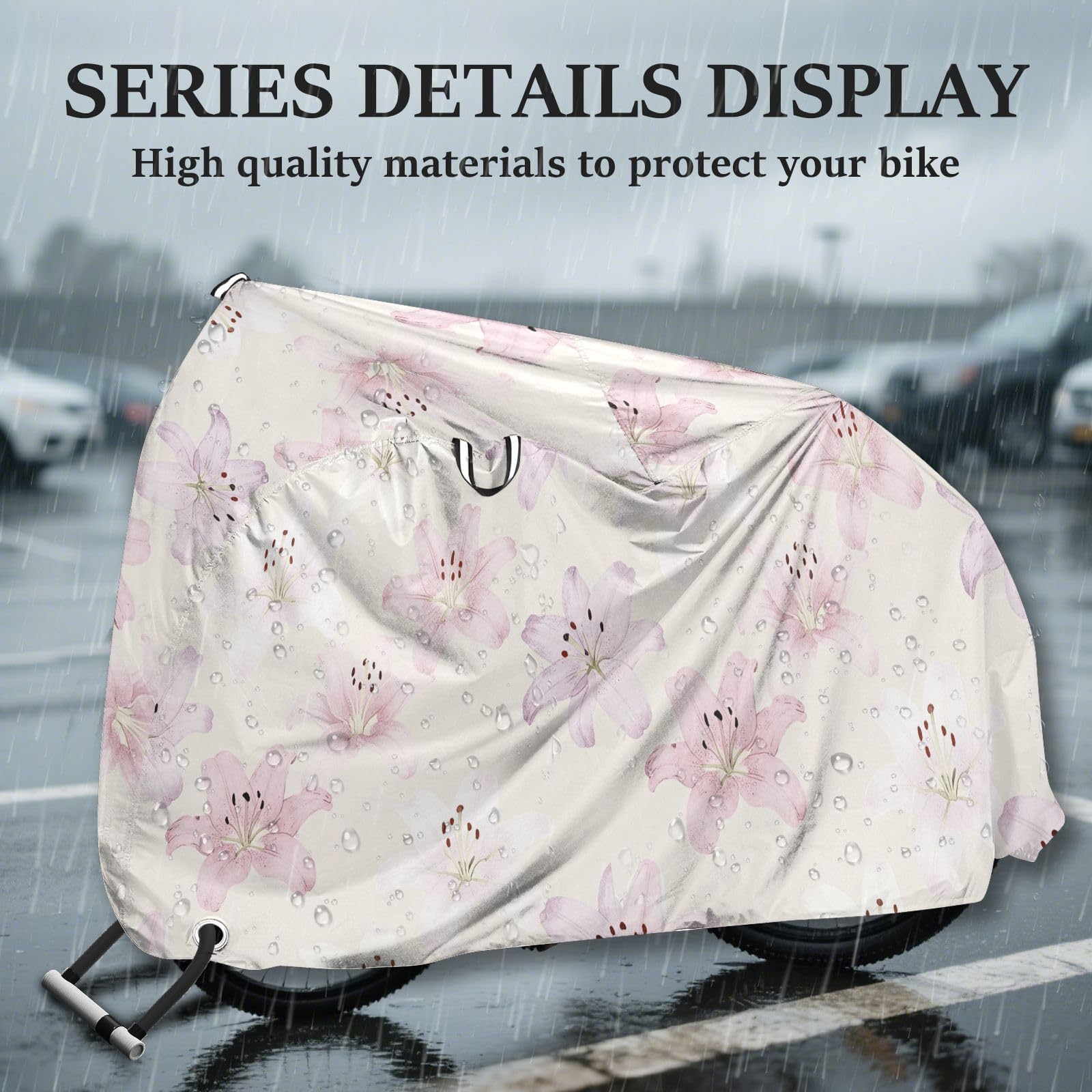 Housse de vélo en polyester imperméable, isolation thermique