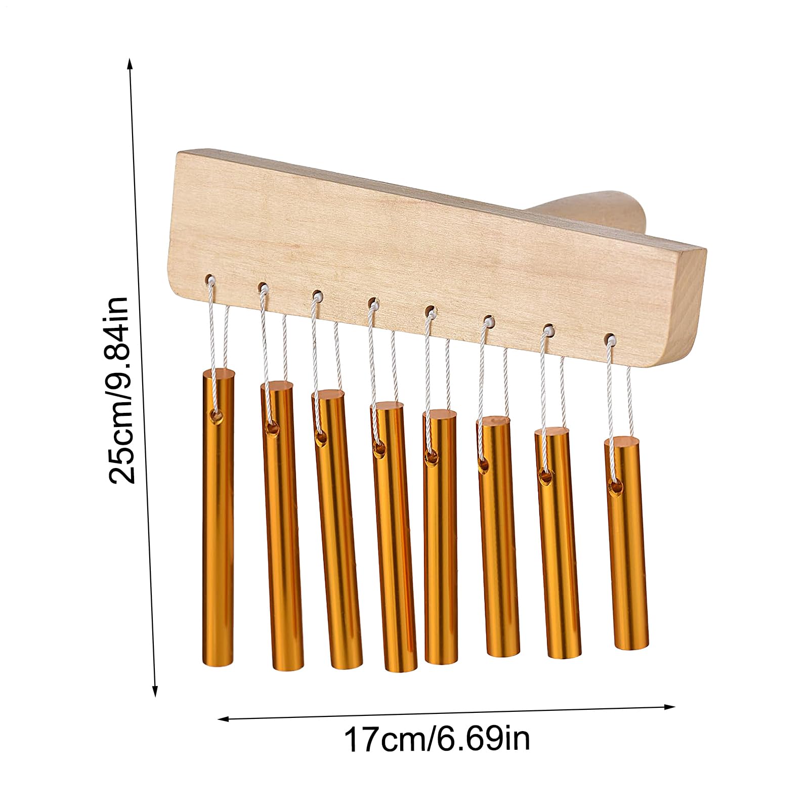 CHIMES Instrumento, Percussion CHIMES - Campana de una sola, Getter atención en clase, decoración musical, accesorios de meditación para la práctica y el rendimiento