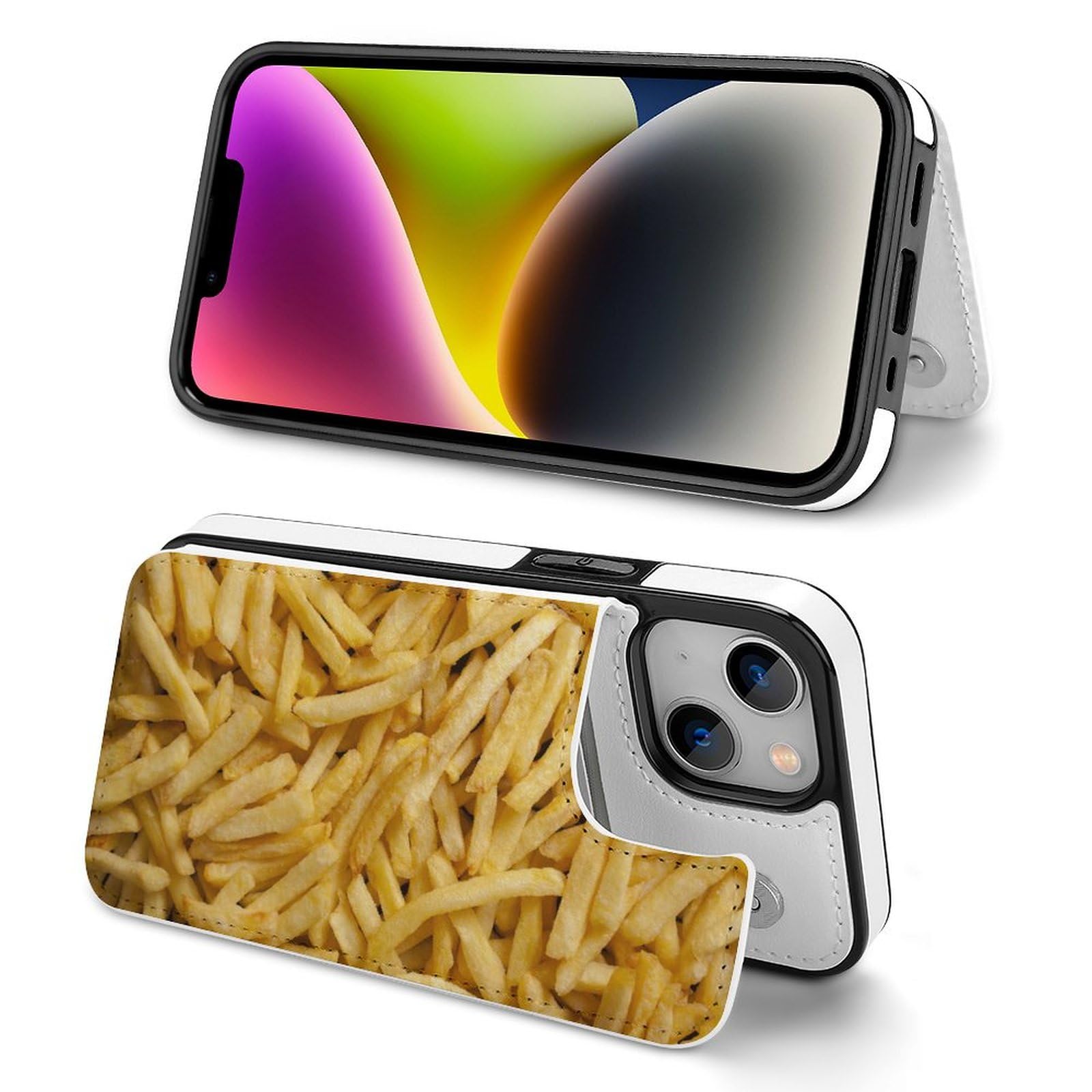 ポテト　iPhone13 携帯 Mr.ポテトヘッド ／ iPhone13 Pro対応 ハイブリッドガラスケース