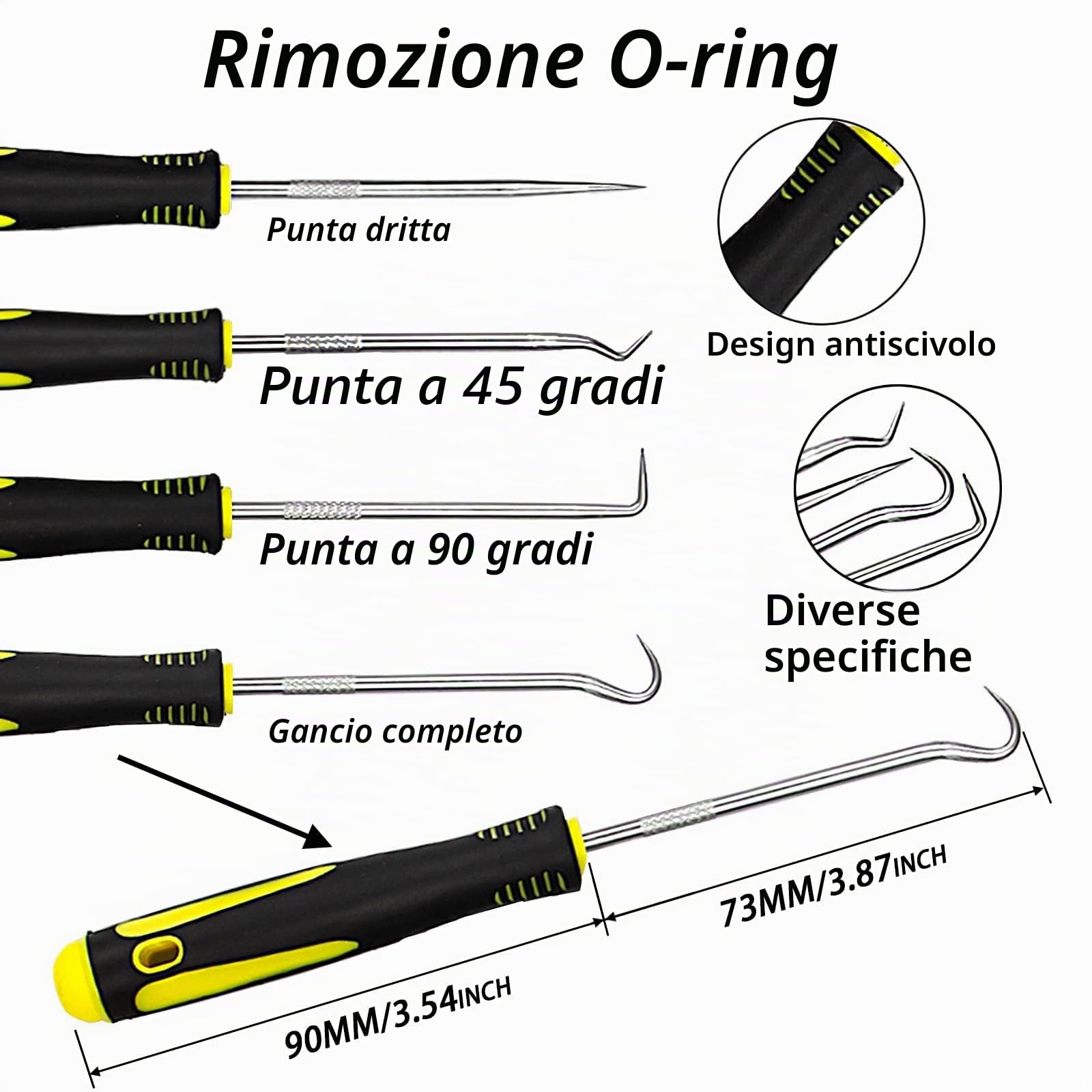 ZDBB O Ring Assortment Kit 1540 Pezzi Gomma Nitrilica Set con Pick per Rubinetto OD 4mm-50mm