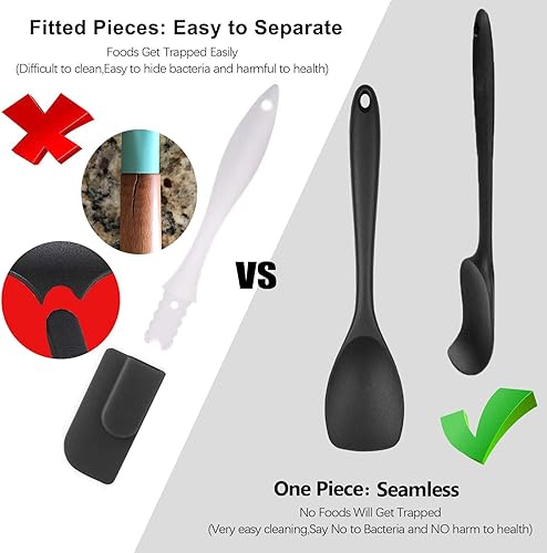 Miniatura 3 de Juego de utensilios de cocina, juego de utensilios de cocina, 22 utensilios de cocina de silicona, herramienta de cocina sin BPA, utensilios de