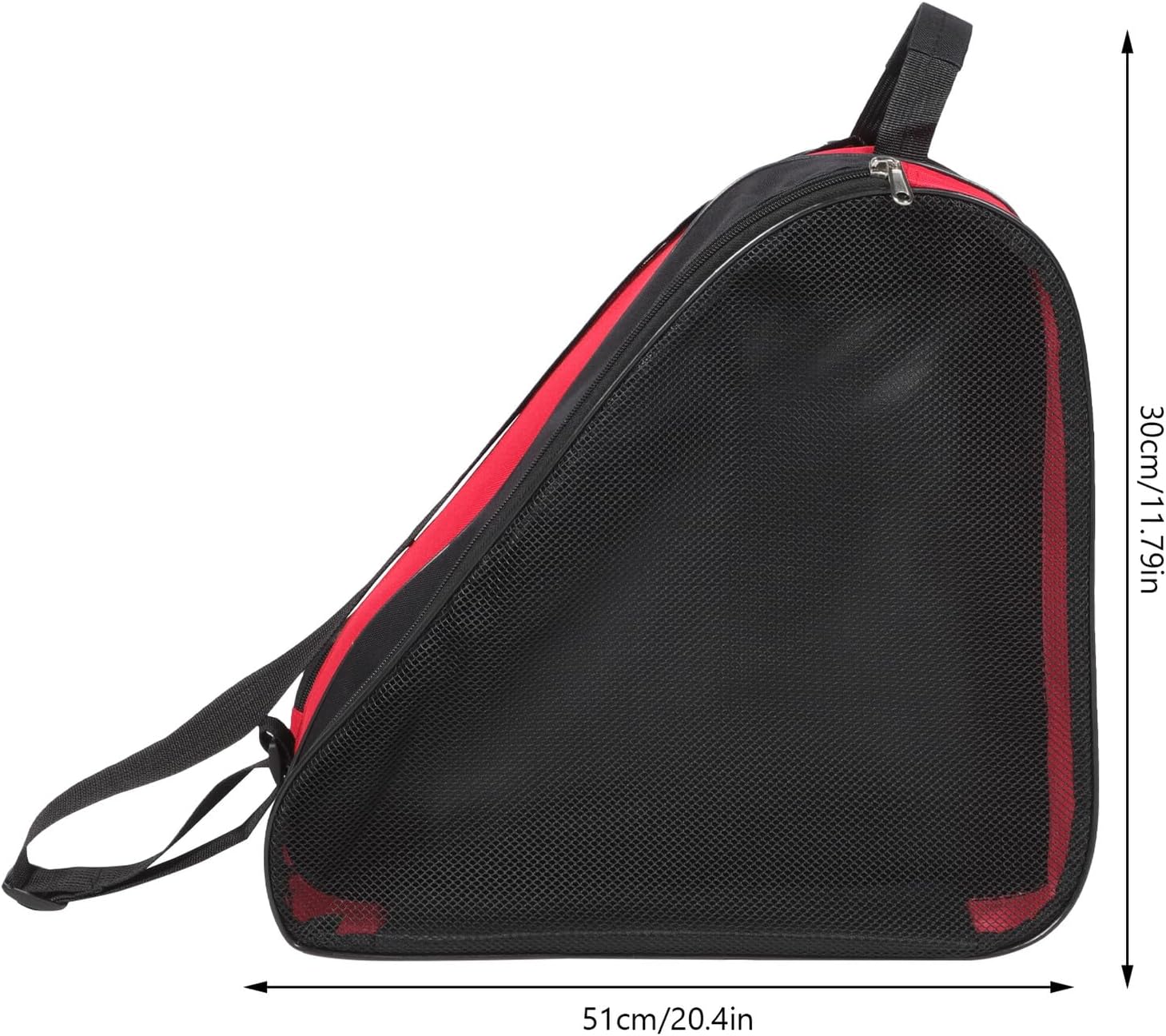 CHILDWEET 2Pcs Roller Skate Bag with Zipper Skate Shoe Holder for Carrying Thickened Storage Backpack for Men Women Convenient Portable Red